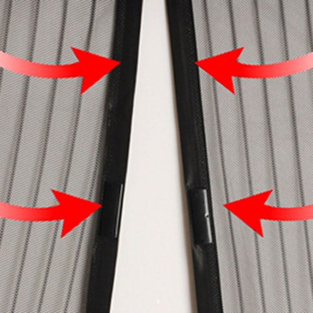 Bug Off Magnetic Mesh Screen Door 2 Panel Set